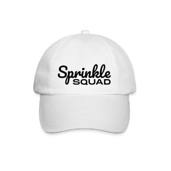 Sprinkle Squad - Lustiges Donut Geschenk - Baseballkappe - Weiß/Weiß - Vorne