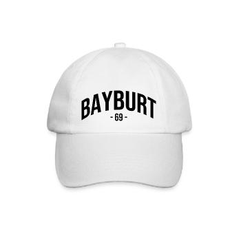 Bayburt 69 Türkei Turkiye Geschenk Bayburtlu TR - Baseballkappe - Weiß/Weiß - Vorne