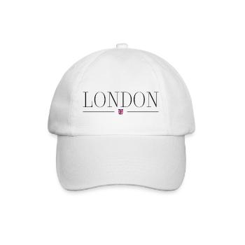 London Style Design T-Shirt - Baseball Cap - white/white - Front