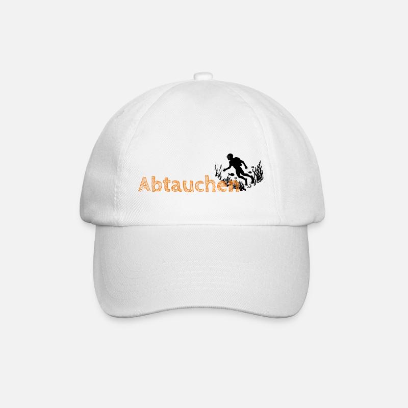 Parfois, j’ai juste envie de plonger - Casquette classique - blanc/blanc