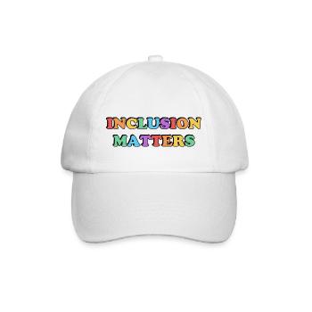 L’inclusion compte Arc-en-ciel - Casquette classique - blanc/blanc - Devant