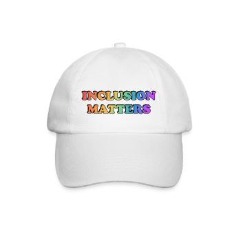Inclusion Matters Rainbow - Baseball Cap - white/white - Front