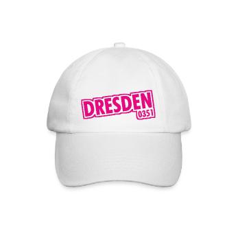 Dresde - 0351 - Indicatif régional - Saxe - Casquette classique - blanc/blanc - Devant
