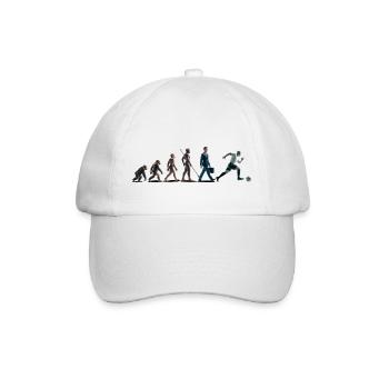 Evolution Fussball Zeichenfläche 1 - Baseballkappe - Weiß/Weiß - Vorne