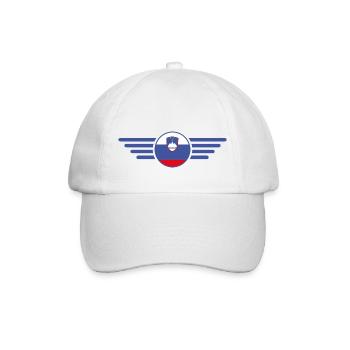 I Love Slovenia, Elegance Style Design T-Shirt - Baseball Cap - white/white - Front