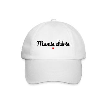 Geliebte Mutter - Baseballkappe - Weiß/Weiß - Vorne