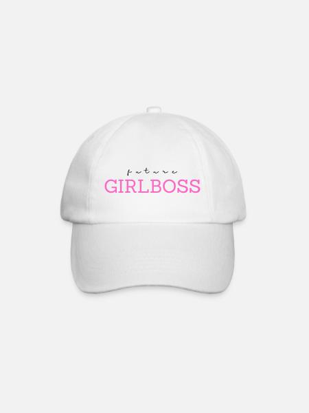 Future Girlboss - Baseball Cap - white/white