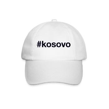 KOSOVO Hashtag - Casquette classique - blanc/blanc - Devant