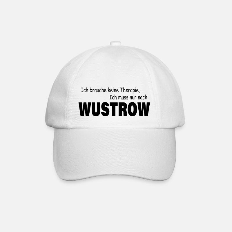 Therapie WUSTROW - Baseballkappe - Weiß/Weiß