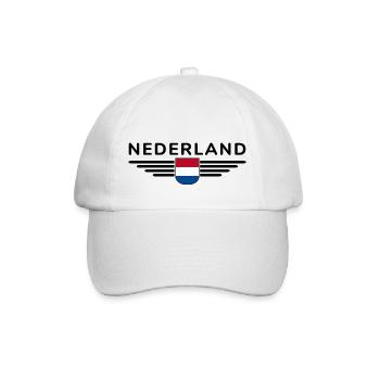 Pays-Bas Fan Outfit Design T-Shirt - Casquette classique - blanc/blanc - Devant