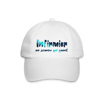 NURSE NURSE DOCTOR HUMOR DRÖLES F - Baseball Cap - white/white - Front