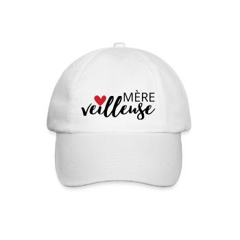 Mère veilleuse cadeau parfait pour Maman - Casquette classique - blanc/blanc - Devant