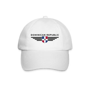 République dominicaine T-Shirt Design - Casquette classique - blanc/blanc - Devant