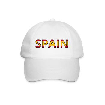 Spain Flag - Baseball Cap - white/white - Front