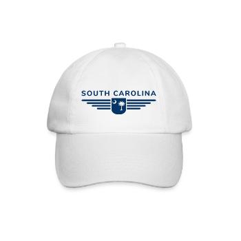 South Carolina Fan T-Shirt – For real fans! - Baseball Cap - white/white - Front