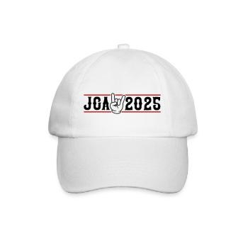 Jga 2025 Junggesellen Abschied - Baseballkappe - Weiß/Weiß - Vorne