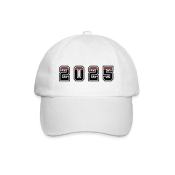 Année 2025 - Casquette classique - blanc/blanc - Devant