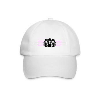 Bachelorette Party Mädchen - Baseballkappe - Weiß/Weiß - Vorne