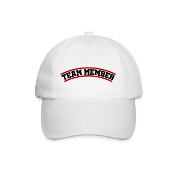 Team Member - Baseball Cap - white/white - Front