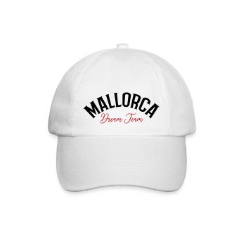 Mallorca Dream Team - Baseballkappe - Weiß/Weiß - Vorne