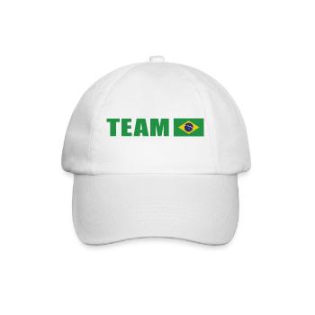 Équipe de soutien au Brésil - Casquette classique - blanc/blanc - Devant