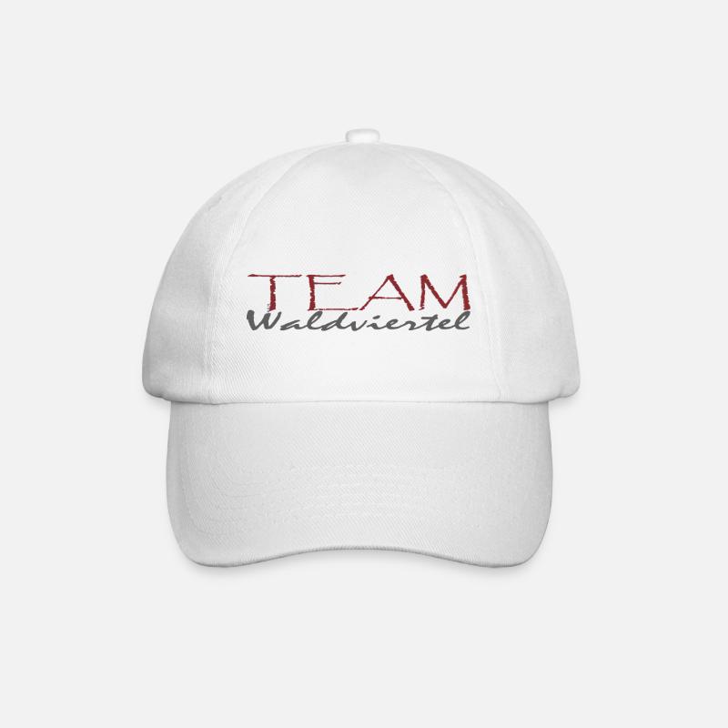 Team Waldviertel - Baseballkappe - Weiß/Weiß
