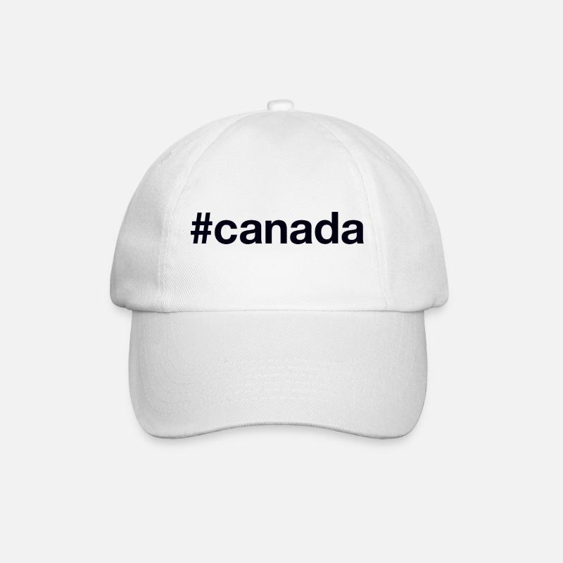 CANADA Hashtag - Baseballkappe - Weiß/Weiß