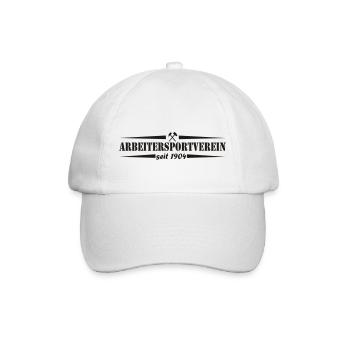 Arbeitersportverein seit 1904 - Baseballkappe - Weiß/Weiß - Vorne
