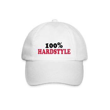 Hardstyle - Baseballkappe - Weiß/Weiß - Vorne