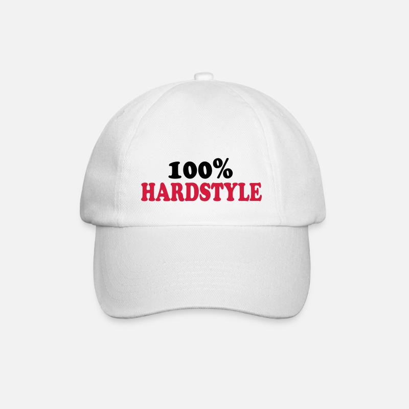 Hardstyle - Baseballkappe - Weiß/Weiß