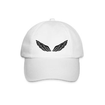 fluegel 15 - Baseballkappe - Weiß/Weiß - Vorne