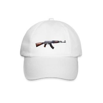 AK-47 - Baseballkappe - Weiß/Weiß - Vorne