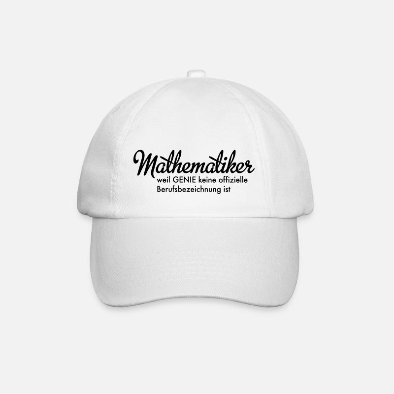 Mathematiker - Baseballkappe - Weiß/Weiß