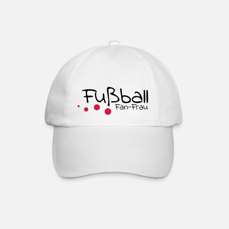 fußball - Baseballkappe - Weiß/Weiß