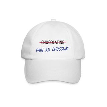 Pain au chocolat - Casquette classique - blanc/blanc - Devant