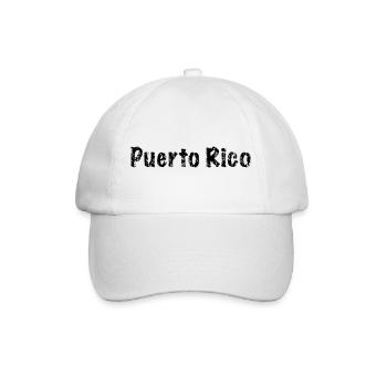 Puerto Rico - Baseballkappe - Weiß/Weiß - Vorne