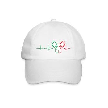 Moto Guzzi Heartbeat Italia 1 - Casquette classique - blanc/blanc - Devant