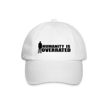 Dr. House Hummanity is overrated Hoodie white, - Baseballkappe - Weiß/Weiß - Vorne