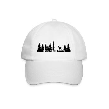 Black Forest Native - Baseballkappe - Weiß/Weiß - Vorne