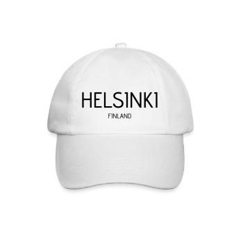 helsinki - Baseballkappe - Weiß/Weiß - Vorne
