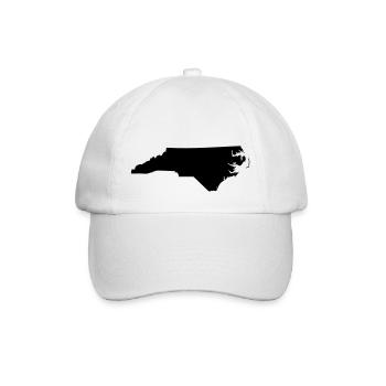 North Carolina - Baseballkappe - Weiß/Weiß - Vorne