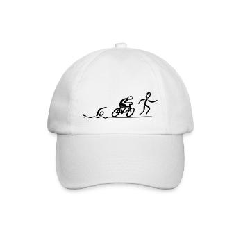 Triathlon - Casquette classique - blanc/blanc - Devant