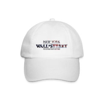New York Wall Street - Baseball Cap - white/white - Front
