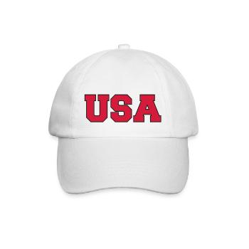 usa - Casquette classique - blanc/blanc - Devant