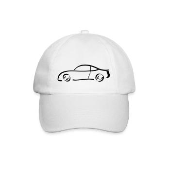 voiture - Casquette classique - blanc/blanc - Devant
