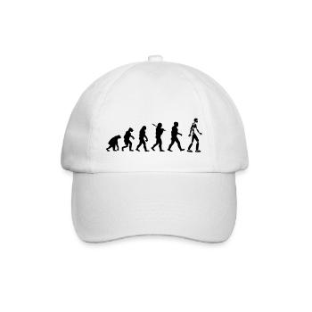 Roboter-Entwicklung - Baseballkappe - Weiß/Weiß - Vorne