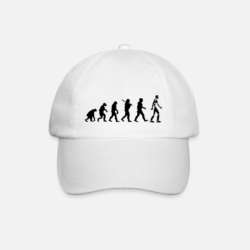 Roboter-Entwicklung - Baseballkappe - Weiß/Weiß