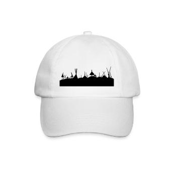 Tent Skyline - Baseballkappe - Weiß/Weiß - Vorne