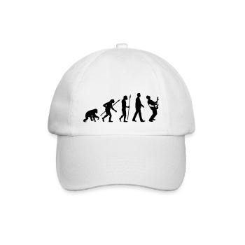 evolution_rocks_032012_l1c - Baseball Cap - white/white - Front