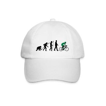 evolution_radfahrer_052012_d_2c - Casquette classique - blanc/blanc - Devant